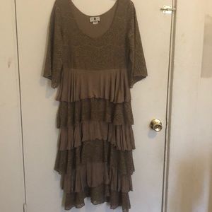 Dainty Jewells Ruffled Lace Dress